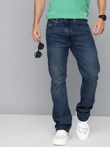 Levis Men 513 Slim Straight Fit Light Fade Stretchable Jeans