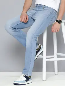 Levis Men 513 Slim Straight Fit Heavy Fade Stretchable Jeans