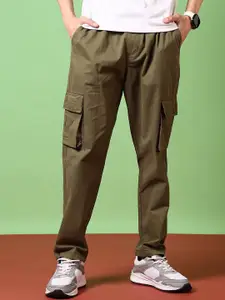 V-Mart Men Regular Fit Cotton Track Pants