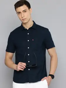Levis Slim Fit Opaque Pure Cotton Casual Shirt