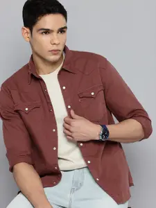 Levis Slim Fit Opaque Pure Cotton Casual Shirt
