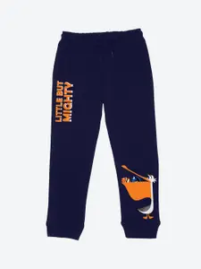 YK Disney Boys Typography Printed Mid Rise Joggers