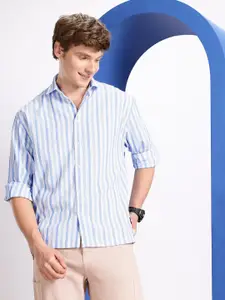 Aeropostale Pure Cotton Striped Relaxed Casual Shirt