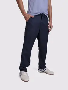 The Roadster Life Co. Men Pure Cotton Straight Fit Chinos