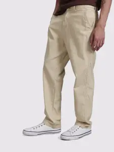 The Roadster Life Co. Men Pure Cotton Straight Fit Chinos