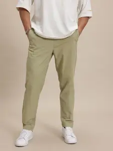 The Roadster Life Co. Men Pure Cotton Relaxed Trousers