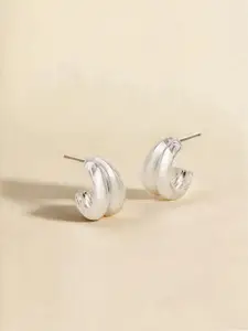 Accessorize London Contemporary Shaped Hoop Earrings