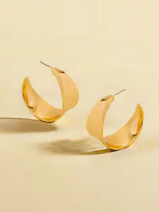 Accessorize Crescent Shaped Hoop Earrings