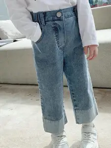 StyleCast x Revolte Girls Light Fade Jeans