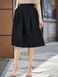 StyleCast Women Knee Length Flared A-Line Skirt