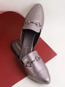 DressBerry Women Mules with Buckles Flats