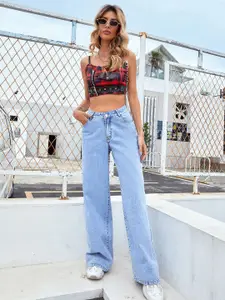 StyleCast Women Straight Fit Light Fade Jeans