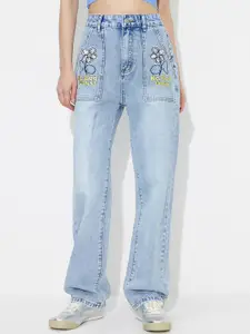 StyleCast Women Straight Fit Light Fade Jeans