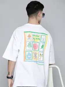 Levis Pure Cotton Graphic Puff Printed Loose Fit T-shirt