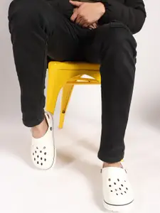 Carlton London Men Self Design Rubber Clogs