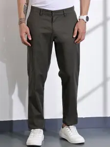 Thomas Scott Men Classic Straight Fit Easy Wash Chinos Trousers