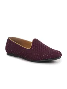 FAUSTO Men Woven Design Lightweight Mojaris