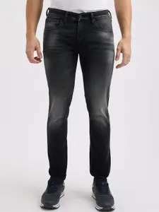 Pepe Jeans Men Slim Fit Low-Rise Light Fade Stretchable Jeans
