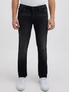 Pepe Jeans Men Skinny Fit Low-Rise Light Fade Stretchable Jeans