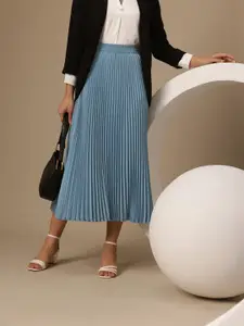 Chemistry Women Accordion Pleated Maxi Skirt