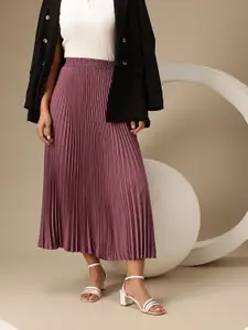 Chemistry Women Accordion Pleated Maxi Skirt