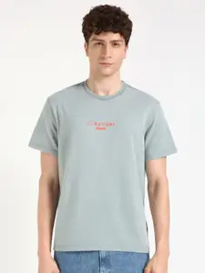 Calvin Klein Jeans Men Typography Applique T-shirt