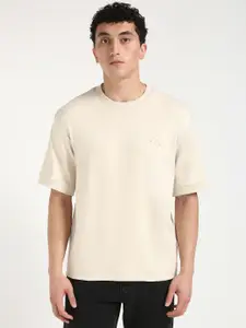 Calvin Klein Jeans Men Extended Sleeves Raw Edge T-shirt