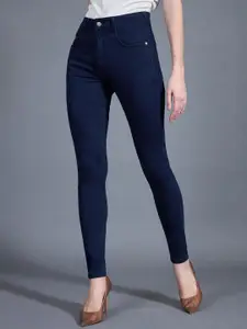 Miss Chase Women Skinny Fit High-Rise Stretchable Jeans