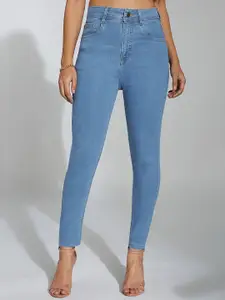 Miss Chase Women Skinny Fit High-Rise Stretchable Jeans