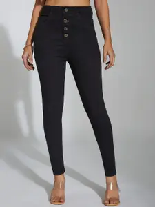 Miss Chase Women Skinny Fit High-Rise Stretchable Jeans