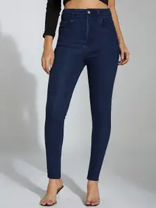 Miss Chase Women Skinny Fit High-Rise Stretchable Jeans