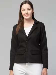 Fruba Single-Breasted Notched Lapel Linen Formal Blazer