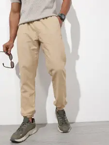 The Roadster Lifestyle Co. Men Loose Fit Pure Cotton Joggers