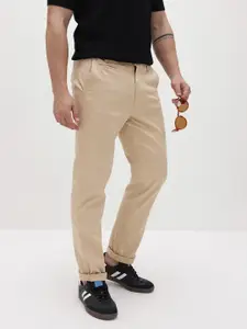 The Roadster Lifestyle Co. Men Regular Trousers