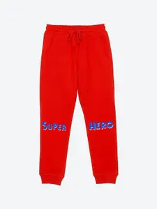 YK Marvel Boys Mid-Rise Printed Joggers