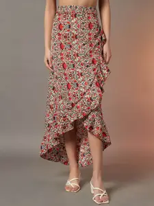 Trend Arrest Women Wrap Around Tie-Up Maxi Skirt