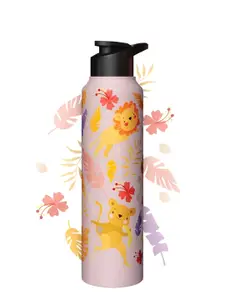 Speedex Pink & Yellow Stainless Steel Water Bottle 1L Each