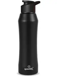Speedex Black Stainless Steel Water Bottle 1L