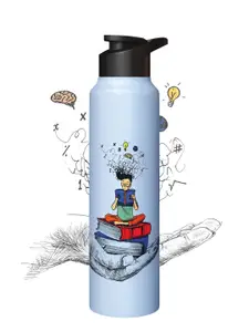 Speedex Blue & Red Single Stainless Steel Water Bottle 1L