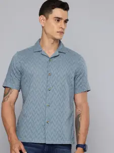 Levis Pure Cotton Textured Relaxed Fit Casual Shirt