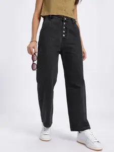 glitchez Women Mid-Rise Balloon Fit Jeans