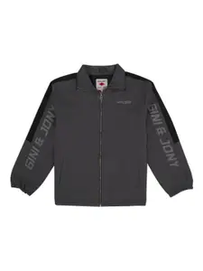 Gini and Jony Boys Typography Printed Long Sleeves Tailored Jacket With Detachable T-shirt