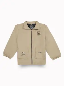 Gini and Jony Boys Graphic Printed Long Sleeves Tailored Jacket With Detachable T-shirt