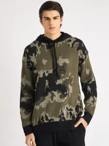 Antony Morato Men Printed Hooded Sweatshirt