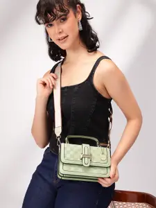 Mast & Harbour Textured Structured Satchel