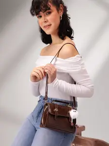 Mast & Harbour Structured Satchel Comes with a Keychain