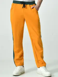 BAESD Men Colourblocked  Mid Rise Track Pants