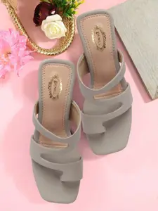 Denill Women Open Toe Block Heel Sandals