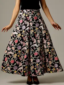 HANDICRAFT PALACE Women Printed Pure Cotton Maxi Skirt