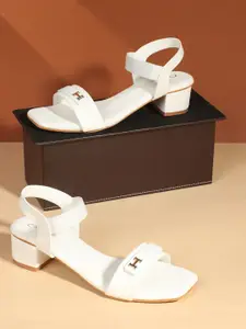 CHINRAAG Women Block Heel Sandals